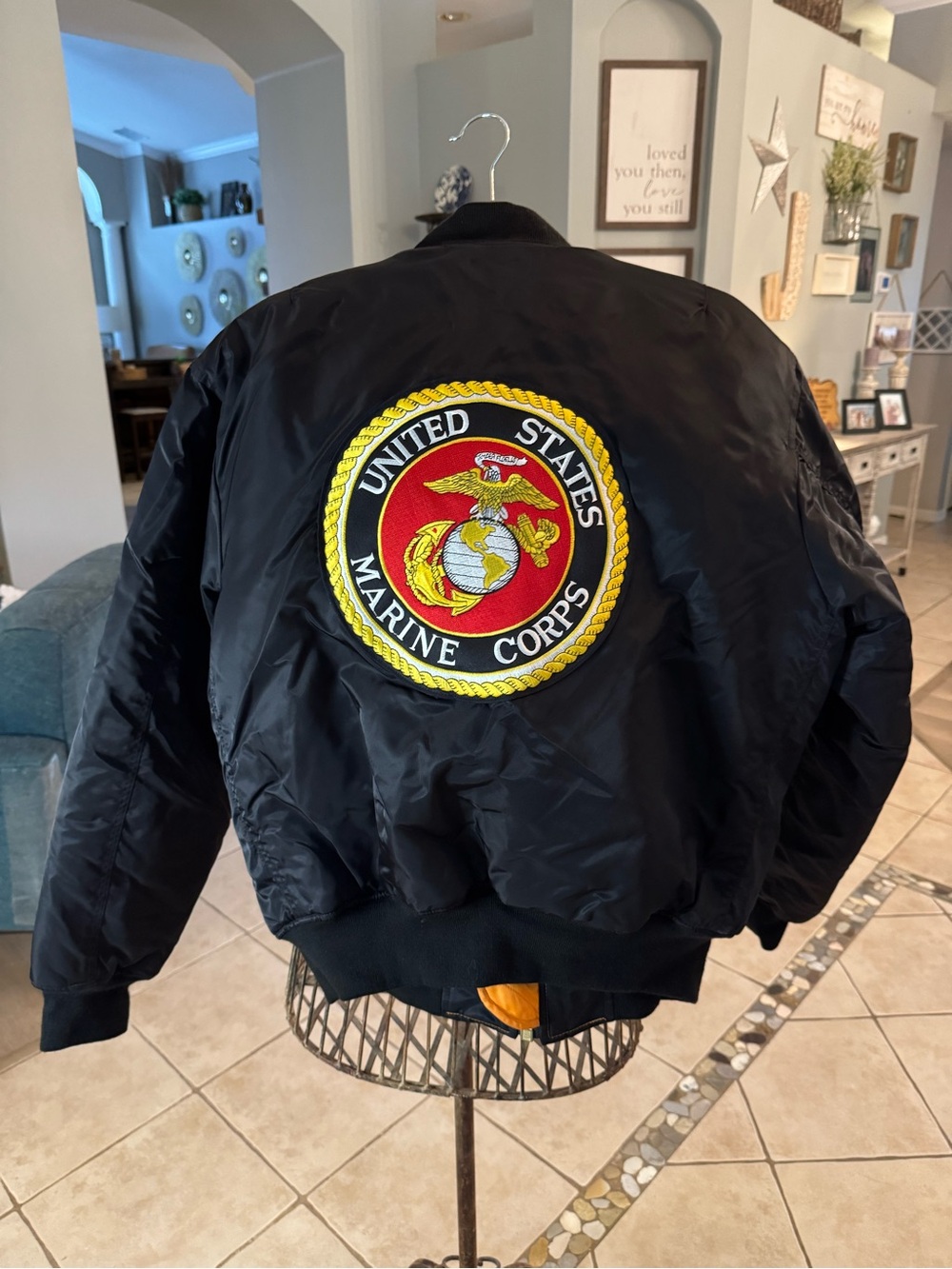 US Marines Marine Corps MA-1 Flight Bomber Jacket Ultra Force Men’s S Women’s M
